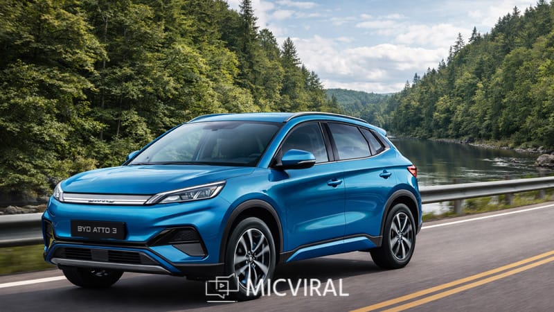 Conheça os detalhes do BYD Atto 3, com aceleração eficiente, condução silenciosa e bom equilíbrio no dia a dia!