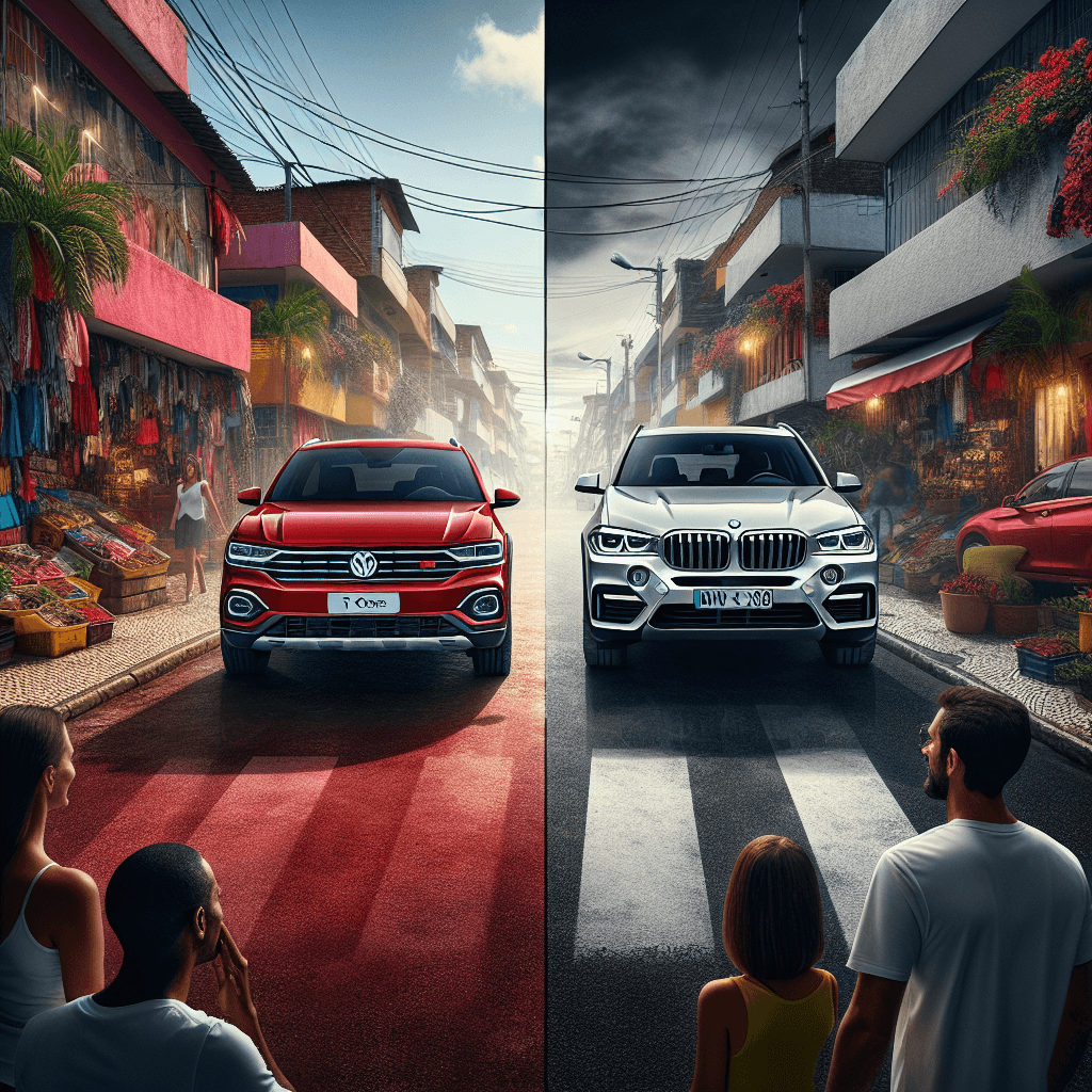 Volkswagen T-Cross 2024 x BMW X5 2024: Luxo ou Economia?