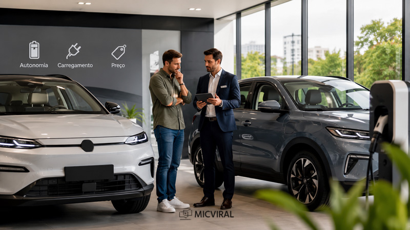 Carros elétricos até 150 mil com boa autonomia, preços e opções para diferentes perfis