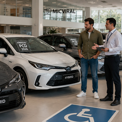 carros híbridos PCD