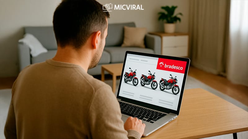 Financiamento de Moto Bradesco: Financia Motos 0 km ou Usadas em Até 60 Meses! Confira