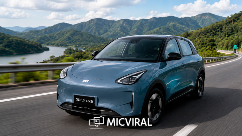 Geely EX2 2026 chega ao Brasil com motor elétrico, boa autonomia, amplo porta-malas e tecnologia para quem busca mobilidade moderna