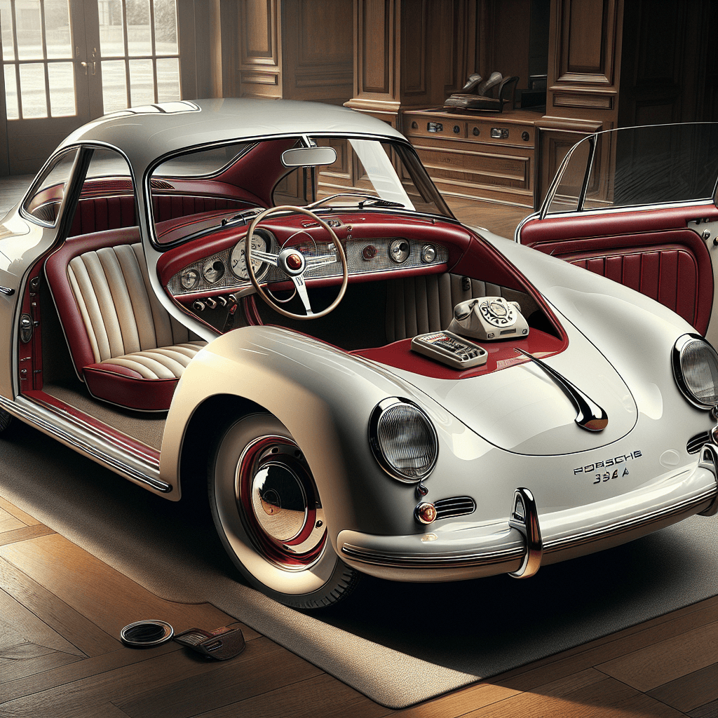 Raridade Sobre Rodas: O Porsche 356 A Com Telefone Sem Fio e Luxo de Época