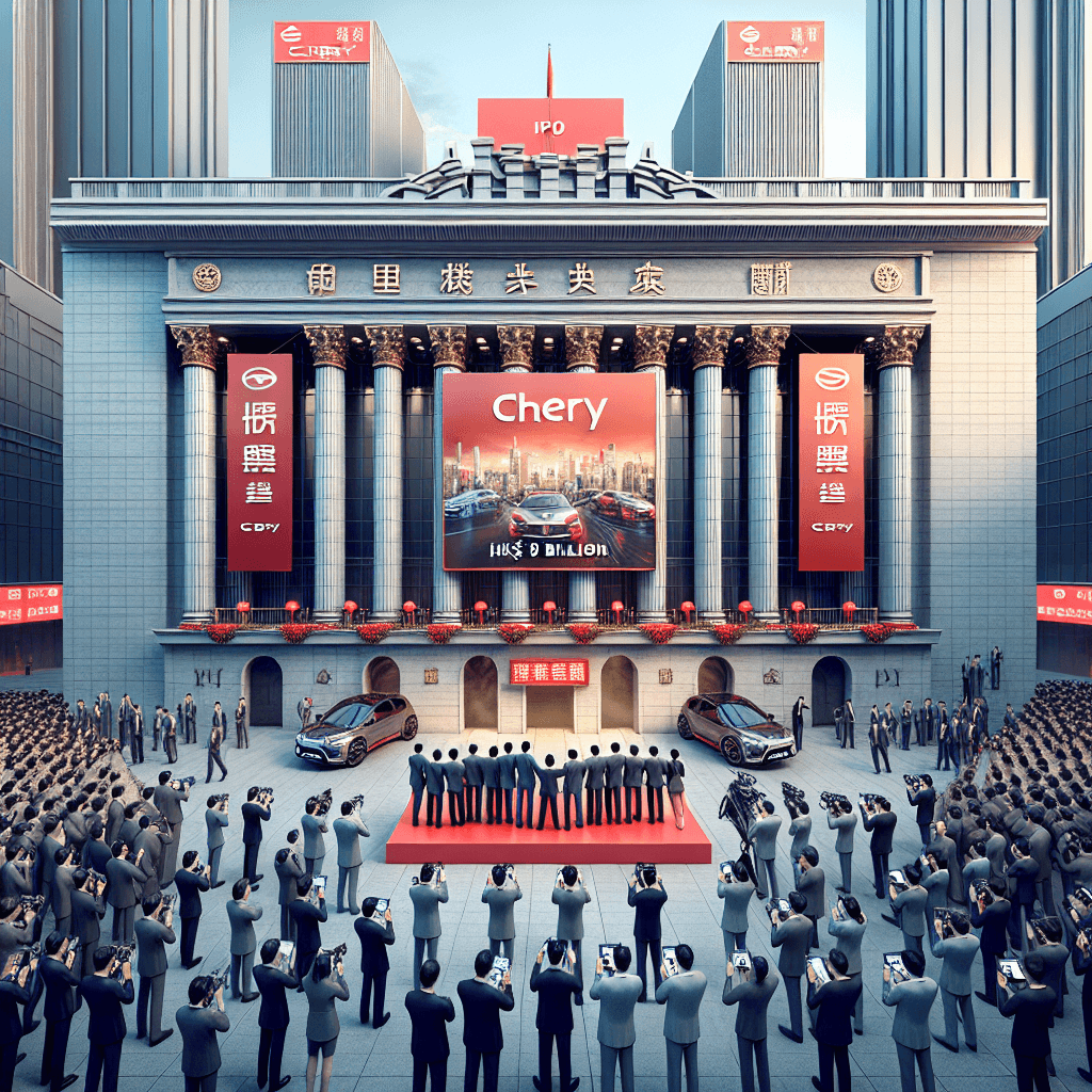 Chery Anuncia IPO de $1,2 Bilhão em Hong Kong para Reforçar Expansão Global