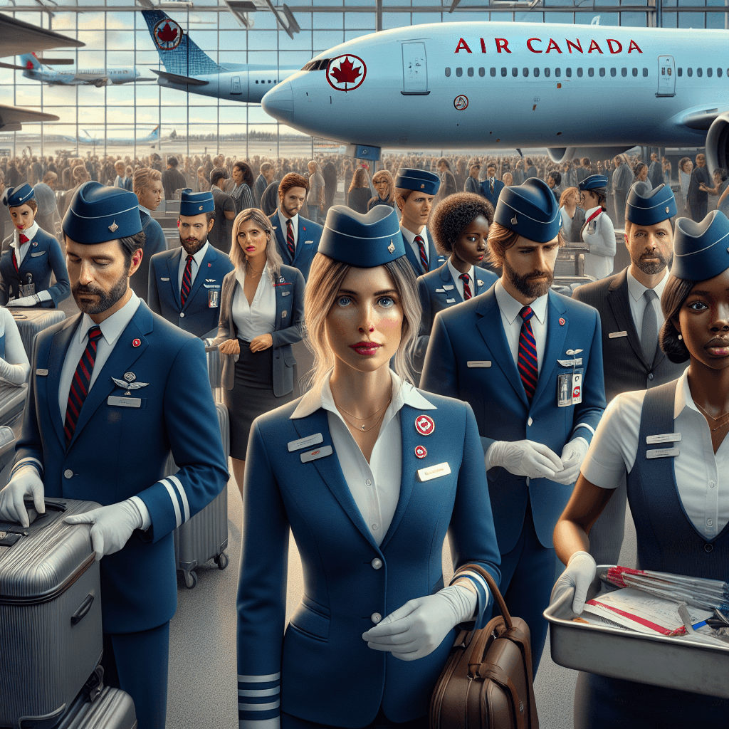 Canadá Ordena Retorno dos Comissários da Air Canada