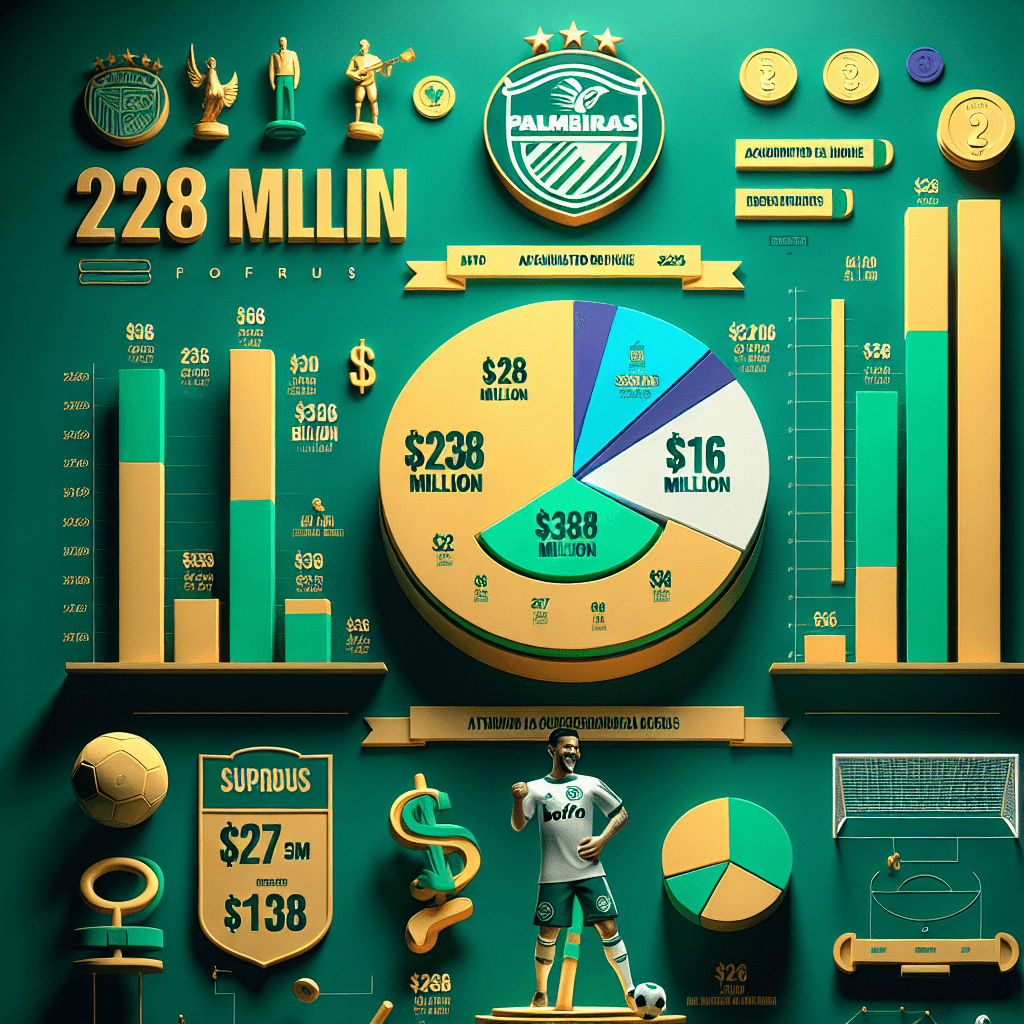 Palmeiras Registra Superávit Recorde de R$ 238 Milhões em Julho