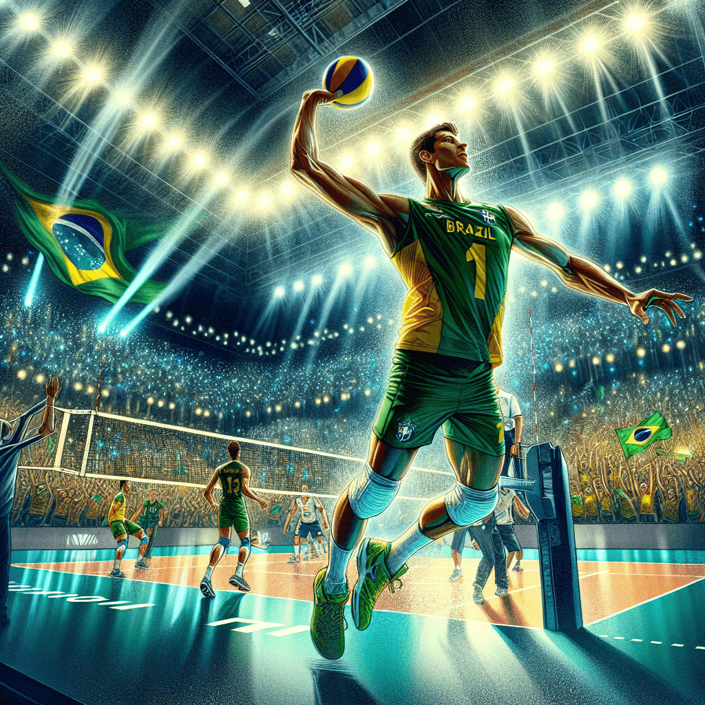 Brasil Vence Alemanha e Lidera Liga das Nações de Vôlei