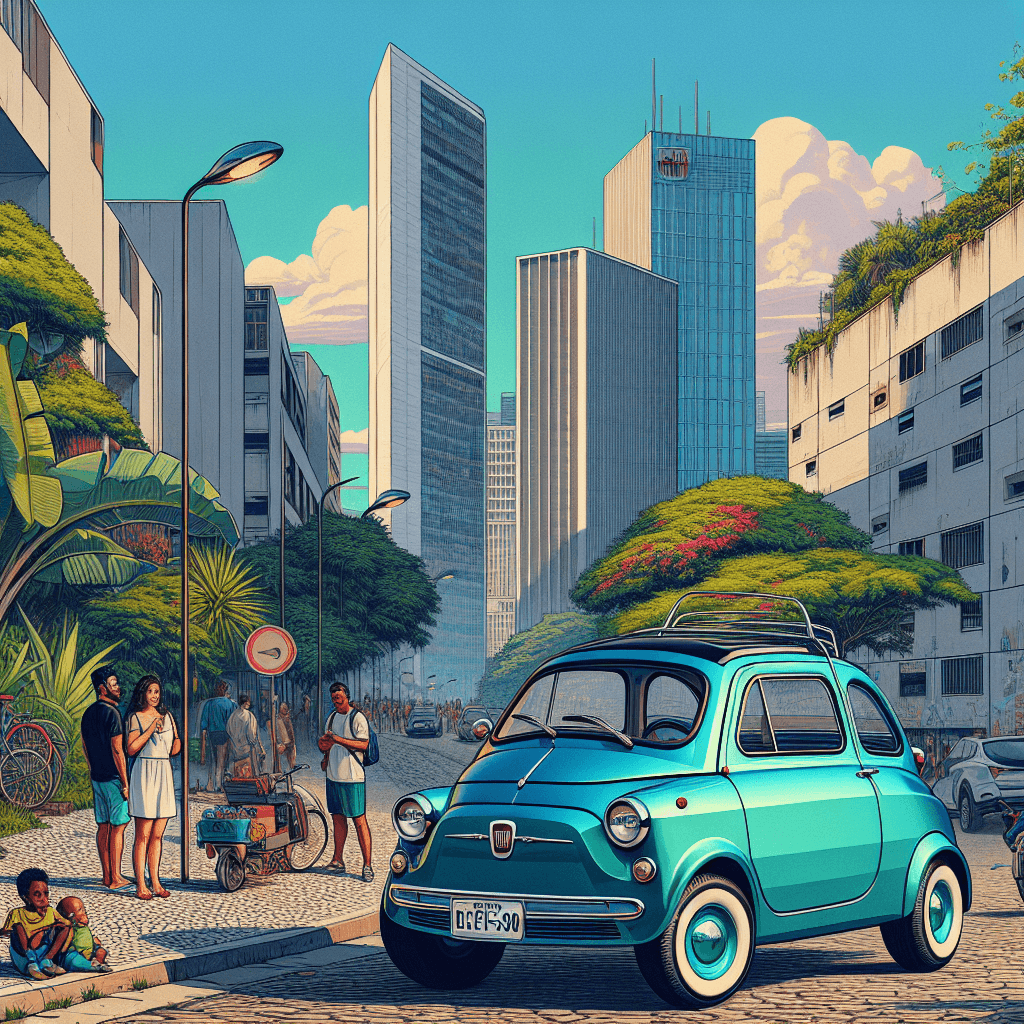 Fiat Topolino é Flagrado no Brasil: O Microcarro Sustentável que Você Não Deve Ver nas Ruas