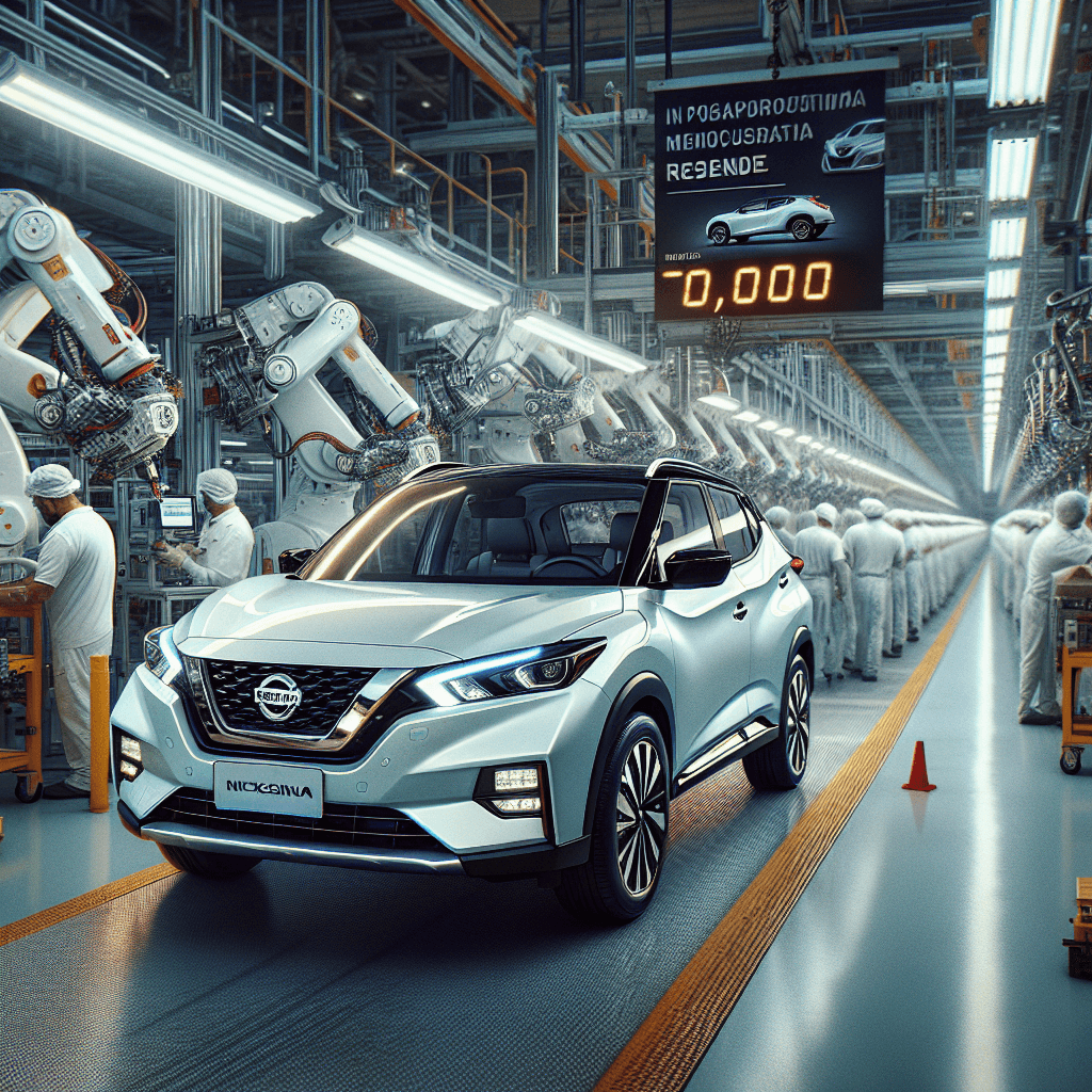 Novo Nissan Kicks Comemora Produção Histórica de 700 Mil Unidades no Brasil