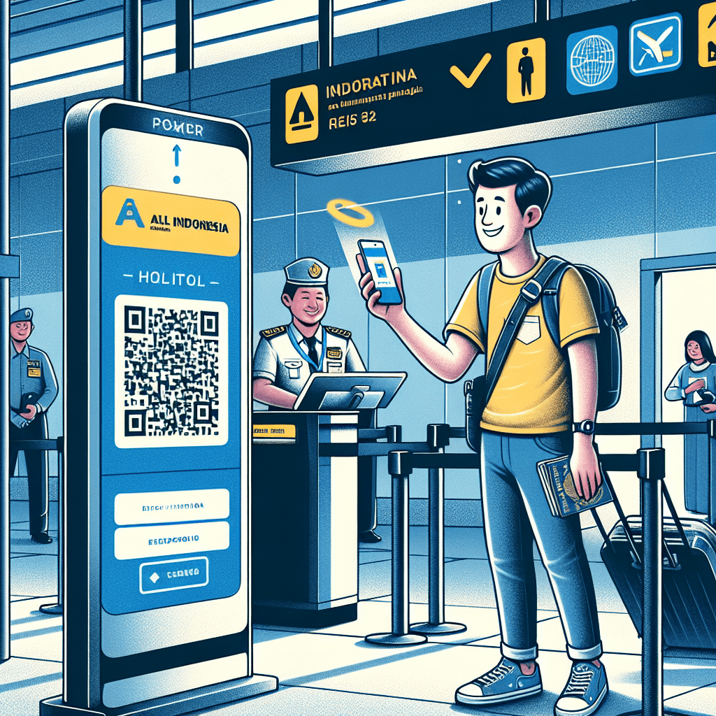 Indonésia Exige Cartão de Chegada Eletrônico para Turistas