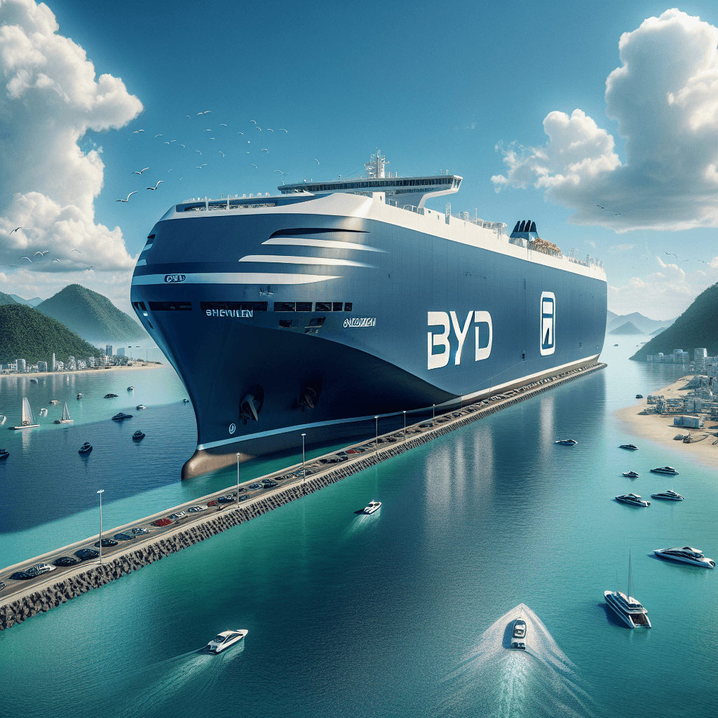 BYD Revoluciona Transporte Marítimo com Frota Ecologicamente Correta e Potente