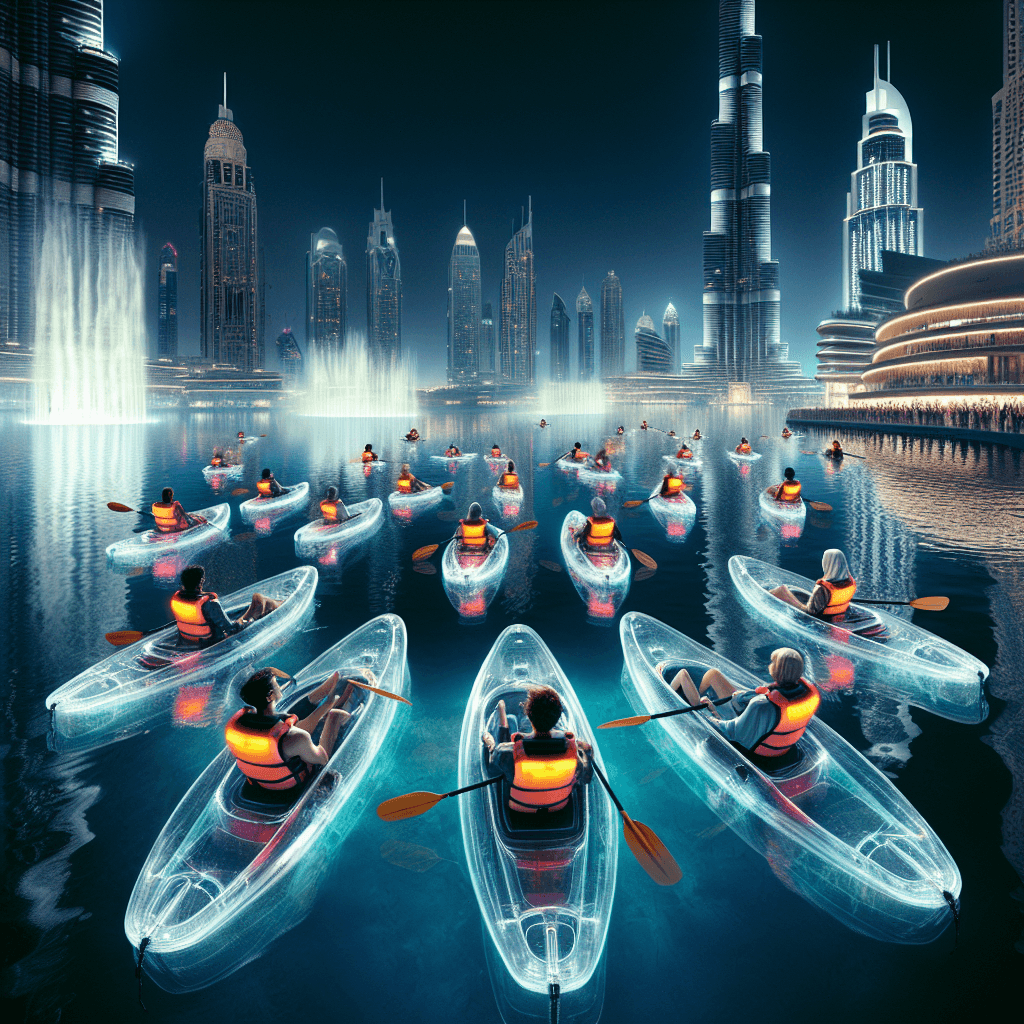 Reformas em Dubai: Dubai Fountain e Caiaque Noturno