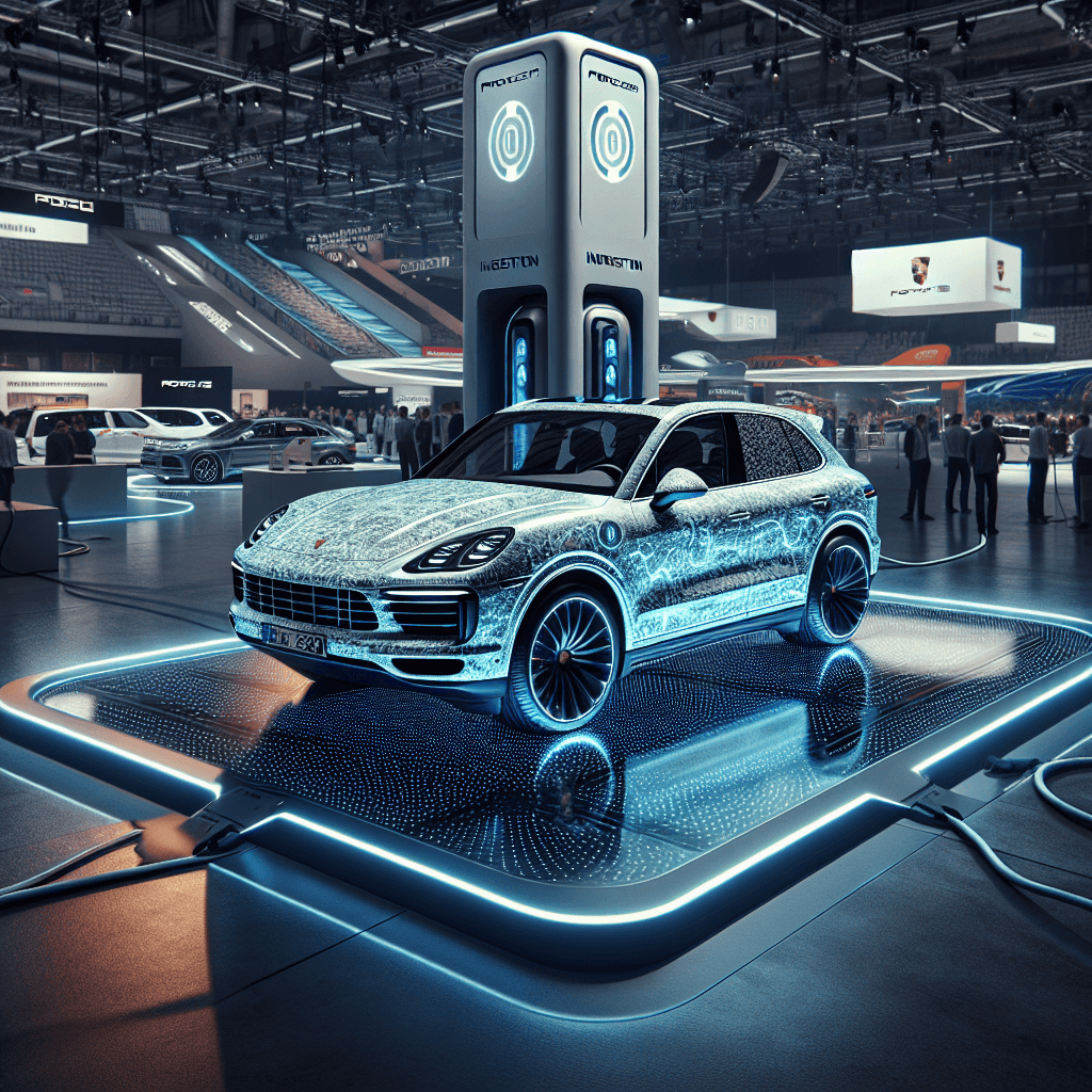Porsche Cayenne Inova com Recarga por Indução e Design Eletroluminescente