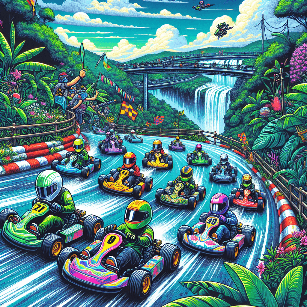 Experimente Mario Kart na Vida Real em Da Lat, Vietnã