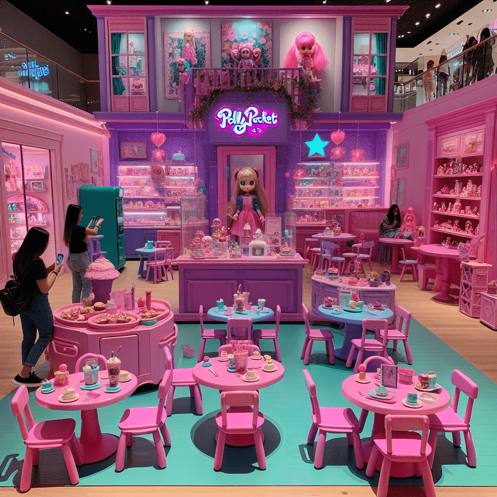 Polly Pocket Café Inaugura em Monterrey: Experiência Imersiva
