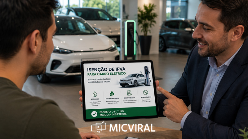 Isenção de IPVA para carro elétrico, quais estados oferecem e como funciona
