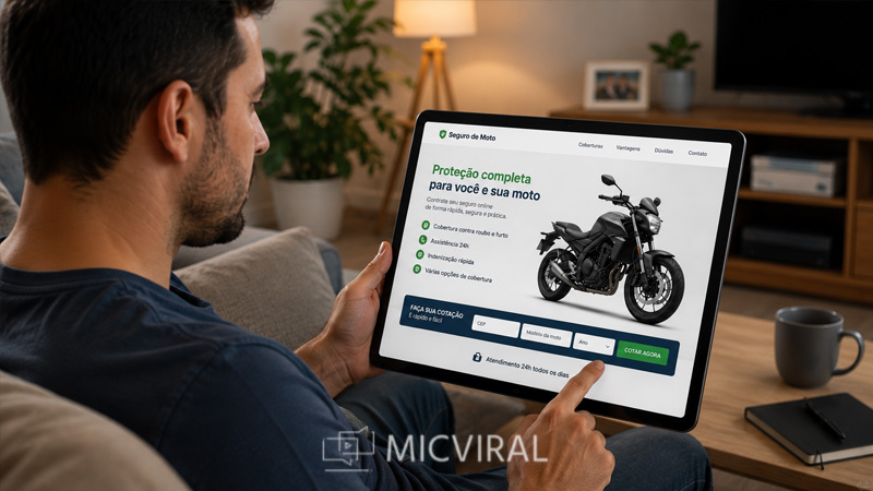 Seguro de moto em 2026 veja quais coberturas realmente valem a pena e descubra como economizar na contratação