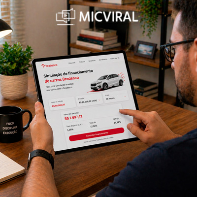 simulação de financiamento de carros Bradesco