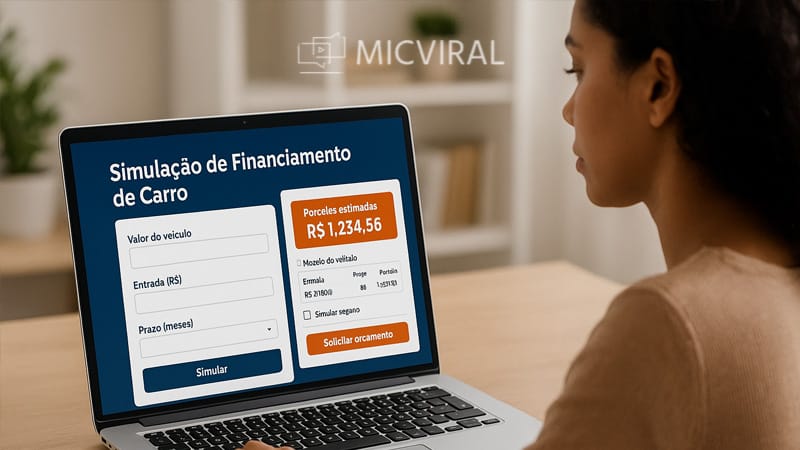 Simulação financiamento carro: como funciona, onde fazer e por que é essencial