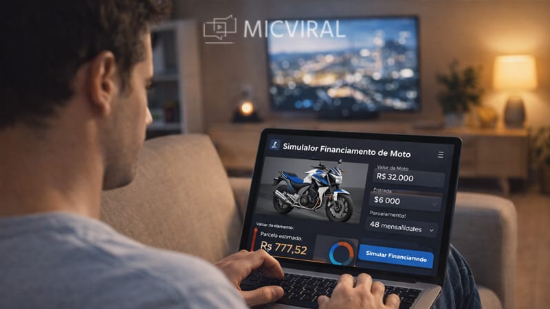 Simulador financiamento moto: para que serve, como usar e onde encontrar em 2026