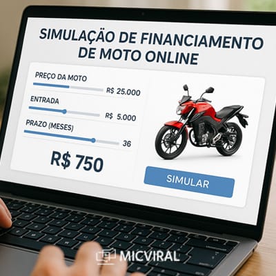 Simular Financiamento de Moto Online